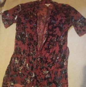 Chiffon cardigan